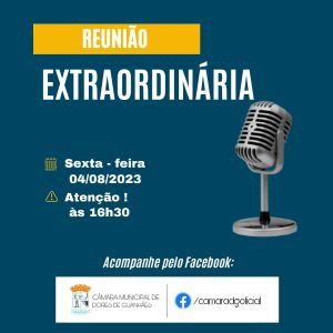 Read more about the article Reunião Extraordinária 04/08/2023