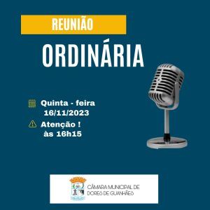 Read more about the article Reunião Ordinária – Novembro 2023
