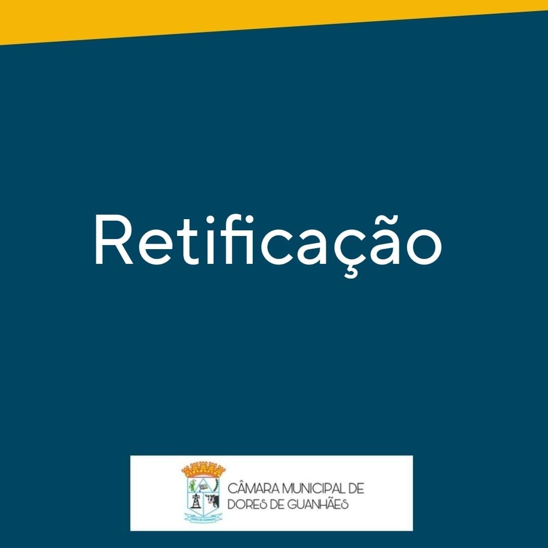 Leia mais sobre o artigo Aviso de Retificação do  Edital e Anexos PL-05/2024 – PE 03/2024